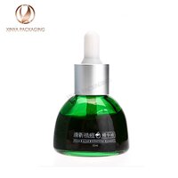 15ml 20ml 30ml clear glass Dropper Bottles serum essential oil foundation skincare cosmetic packaging