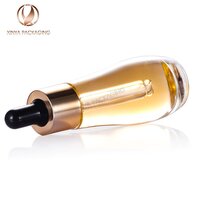30ml clear glass Dropper Bottles serum essential oil foundation makeup skincare cosmetic packaging