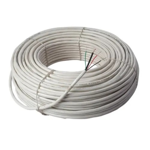 1 Pair Telephone Cables - 2 Pair, 0.5 mm Diameter, PVC Insulation, 90 m Length | Low Attenuation, Low Cross Talk, Fire Retardant PVC Jacket
