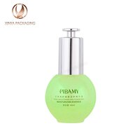 50ml clear matte ball glass Dropper Bottle serum essential oil makeup beauty skincare cosmetic packaging