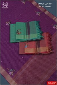 Kanchi Cotton Work Sarees