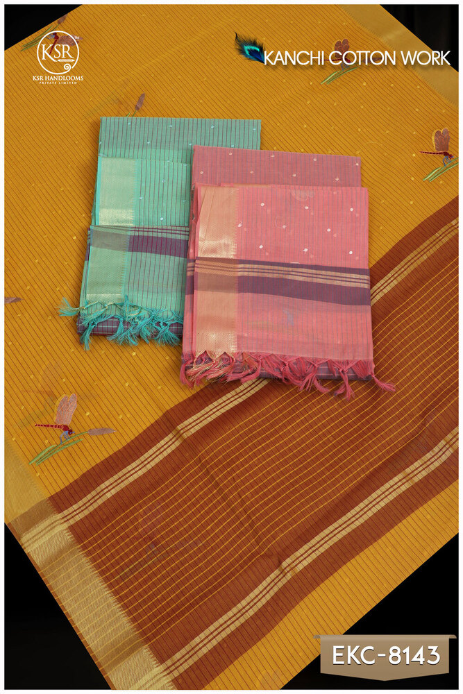 Ladies Embroidery Sarees - Color: Different Available
