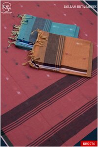 Ladies Kollam Buta Sarees