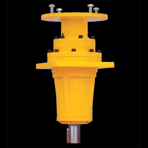 Agitator Mounting Hollow Input Gear Boxes - Color: Yellow