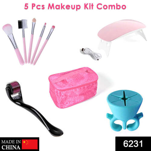 Multi / Assorted3 5Pc Makeup Tools Kit For Girls And Women (6231)