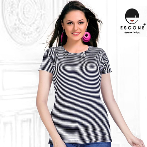 Ladies Casual Stripe Top