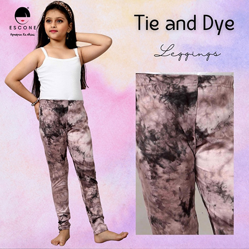 Girls Tie And Dye Leggings