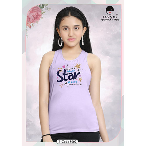 Girls Tank Top Age Group: 2-12 Years