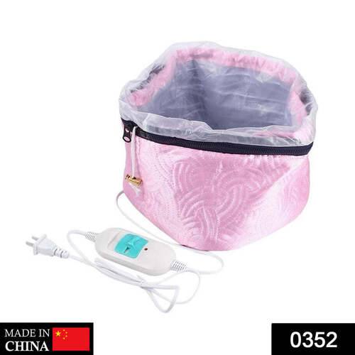 Thermal Head Spa Cap Treatment with Beauty Steamer Nourishing Heating Cap (0352)