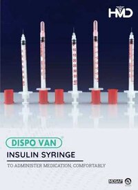 Disposable insulin syringes 1ml (single use)