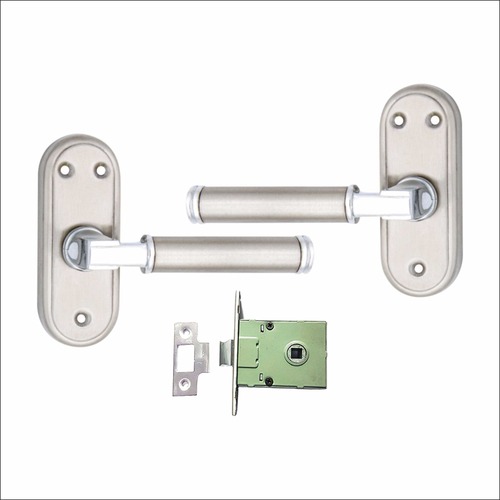 Stainless Steel Bathroom Mortice Handle SS Finish 5 Inches Skoda Baby Latch