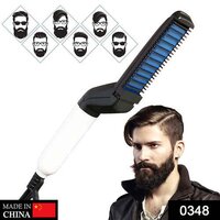 Men s Beard and Hair Curling Straightener (Modelling Comb) (0348)