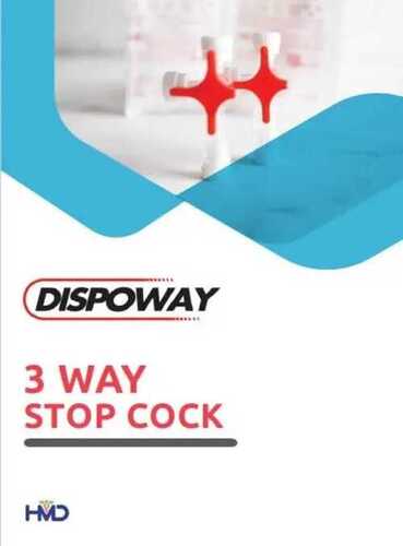 Disposable 3 way stop cock