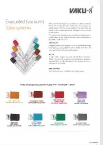 Disposable blood collection tubes