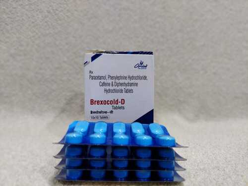 Paracetamol 500 mg  Phenylephrine HCL 5 mg Caffeine 30 mg  Diphenhydramine HCL 25 mg