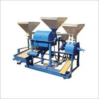 Double Roll Automatic Dal Mill - Color: Blue