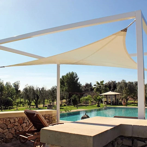 Pu Panel Designer Swimming Pool Covering Tensile