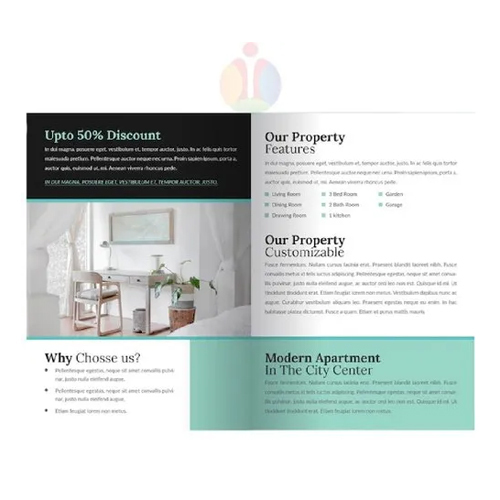 Single Fold Corporate Brochure Printing Service