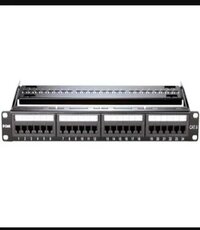 Black D Link 24 Port Patch Panel
