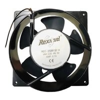 Rexnord Panel Fans - Metal, 120MM x 120MM x 38MM Dimensions, 24 Volt DC, 220 VAC Power | Essential Air Conditioner Fan Motor for Machine Cooling