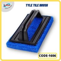 Tile Brush - Durable Plastic, Lightweight Design , Ergonomic Blue Handle For Effective Floor Cleaning In Tough Corners And Crevices