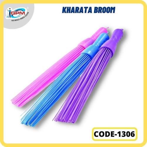 Multicolor Plastic Kharata Broom