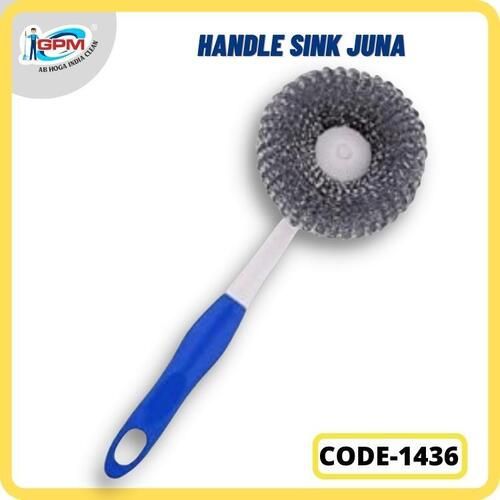 Multicolor Handle Sink Scrubber