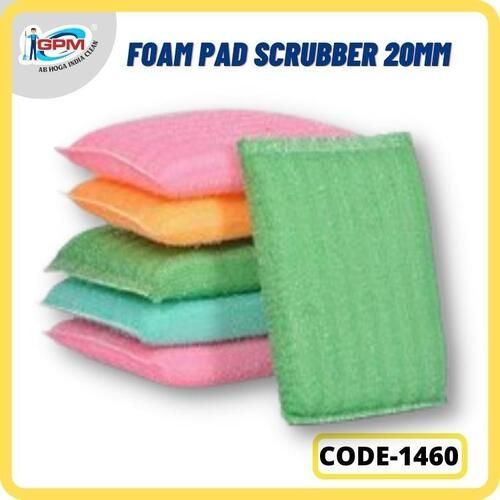 Multicolor 14Mm Foam Pad Scrubber