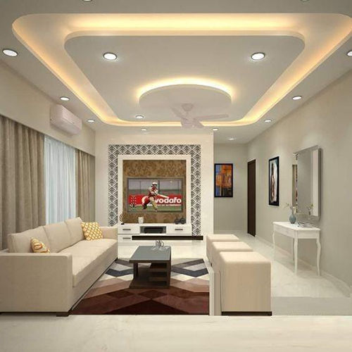 White False Ceiling in New Area, Delhi - Fine Interior