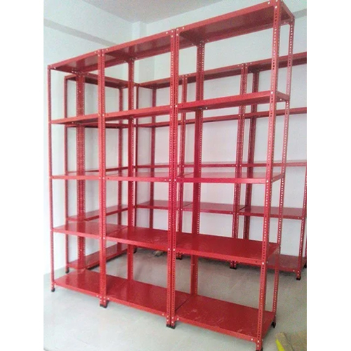 Five Shelve Slotted Angle Rack
