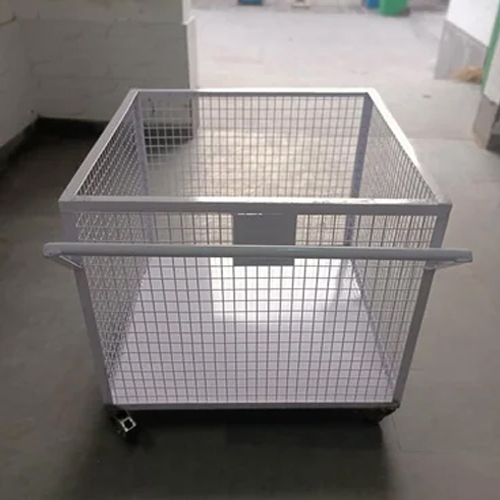 Stainless Steel Wire Mesh Trolley