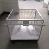 Stainless Steel Wire Mesh Trolley