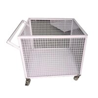 Stainless Steel Wire Mesh Trolley