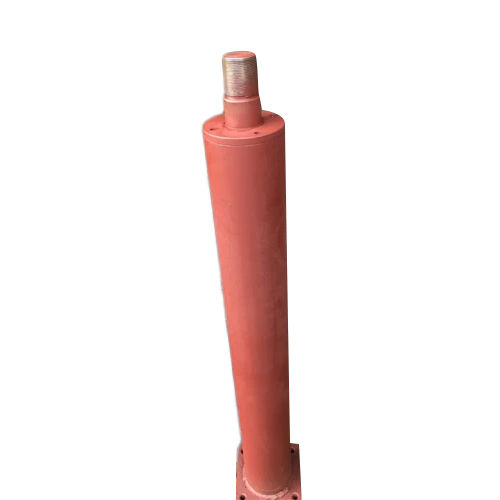 Red Industrial Hydraulic Cylinders