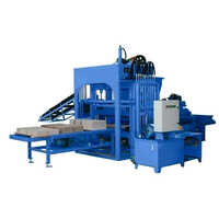 Concrete Paver Block Making Machine - Cement-based Material, 19hp Hydraulic Pressure, Blue Color | Automatic Operation, High Efficiency, User-friendly Design