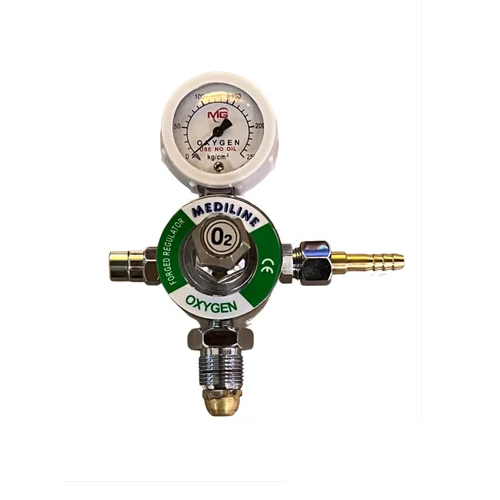 Medical Single Stage Single Gauge Mox Regulator For Hospitals, Clinics & Home Use