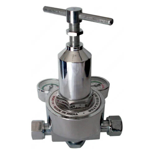 Silver Medical Gas Pressure Regulator