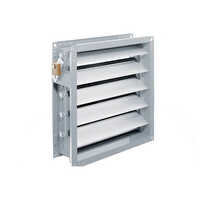 Aluminum Pressure Relief Damper - Galvanized Steel, Rectangular Shape, Dc24v, 5 Kg, 2 Mm Valve Thickness | Ventilation Systems, Manual Automation, Corrosion Resistant, Air Flow Optimization