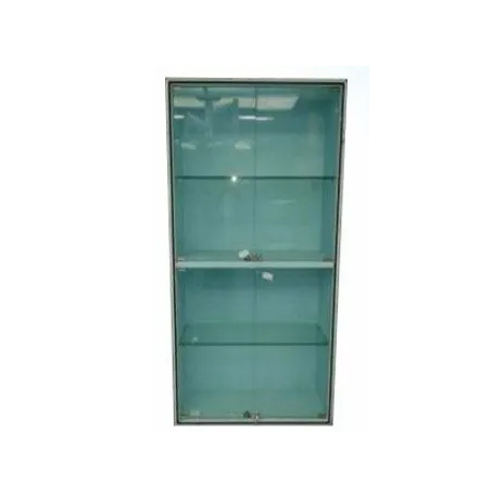 Glass Metal Hospital Storage Racks