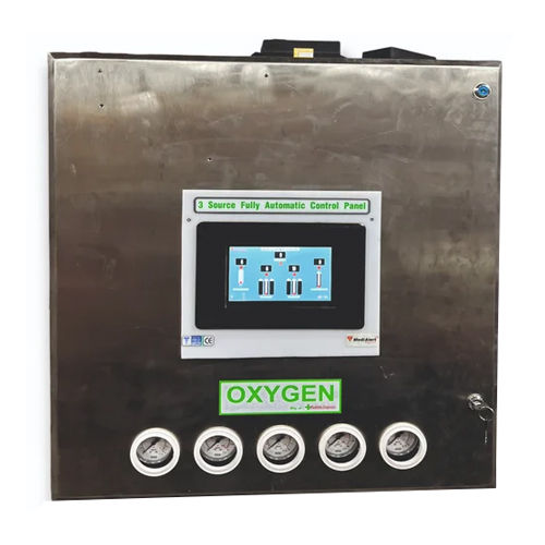 Three Source Automatic Oxygen Control Panel