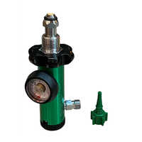 Oxygen Regulator Pin Type - Stainless Steel, 1/4" Compression & 5/8" Bsp (m) Connection, Industrial Usage, 1 Year Warranty | 20 Hp Motor, Electric Power Source, New Condition
