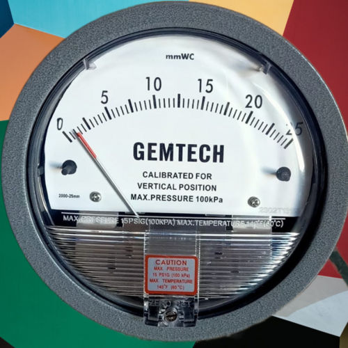 GEMTECH Differential Pressure Gauge Supplier In Faridabad Haryana