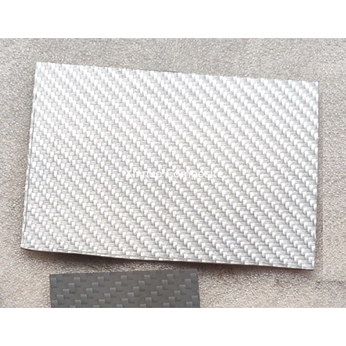 1mm 2mm 3mm  White carbon fiber sheets size can be customized