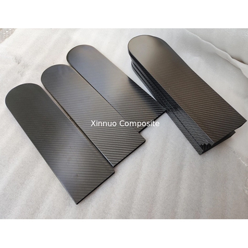 3K twill matte 1mm thickness high stiff carbon fiber rectangular round box house