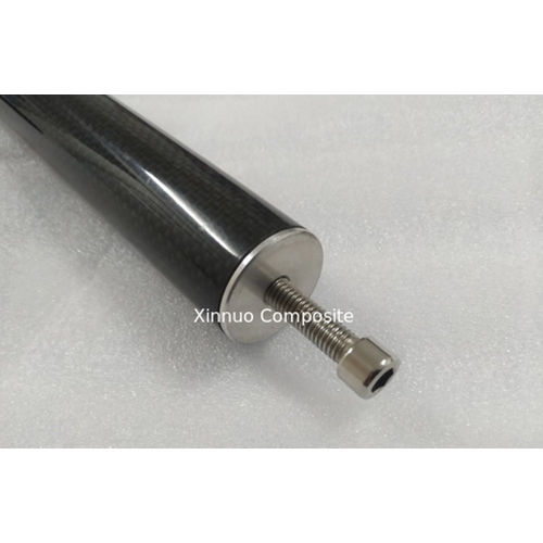 3k Plain High Glossy Carbon Fiber Tube Composite Cnc Metal Thread Inside Application: Industrial