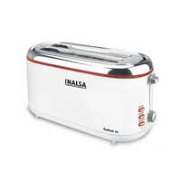 White Inalsa Radiant 4S Slice Pop-Up Toaster