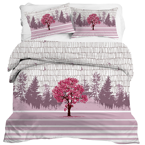 Washable Pure Cotton Bedsheet With Panel Printing