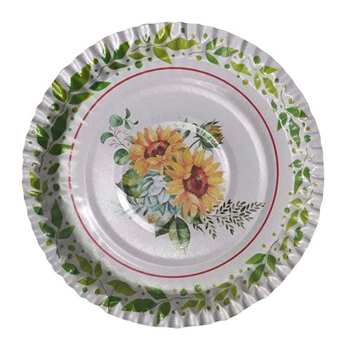 Flower Print Paper Plate Application: Commercial