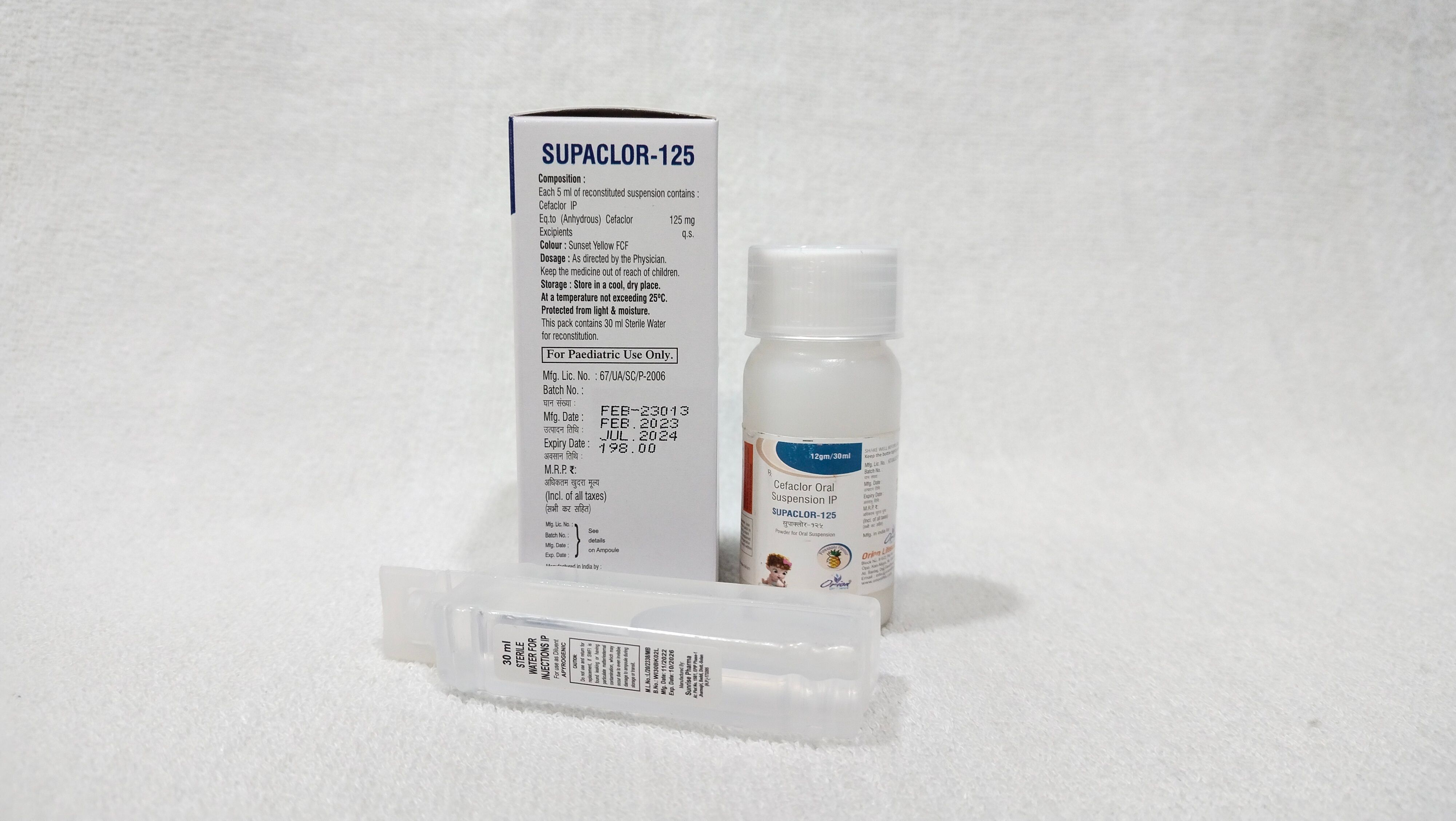 CEFACLOR 125MG  ORAL SUSPENSION