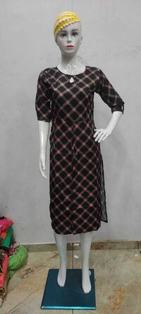 AMERICAN CREPE KURTI AND TOPS